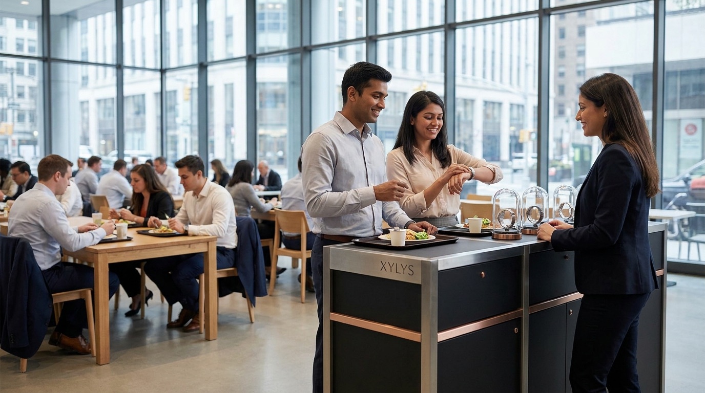 Cafeteria pop-up, angle