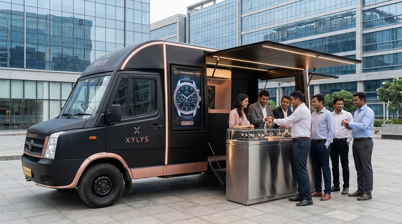 The Mobile Stand parked at a tech park